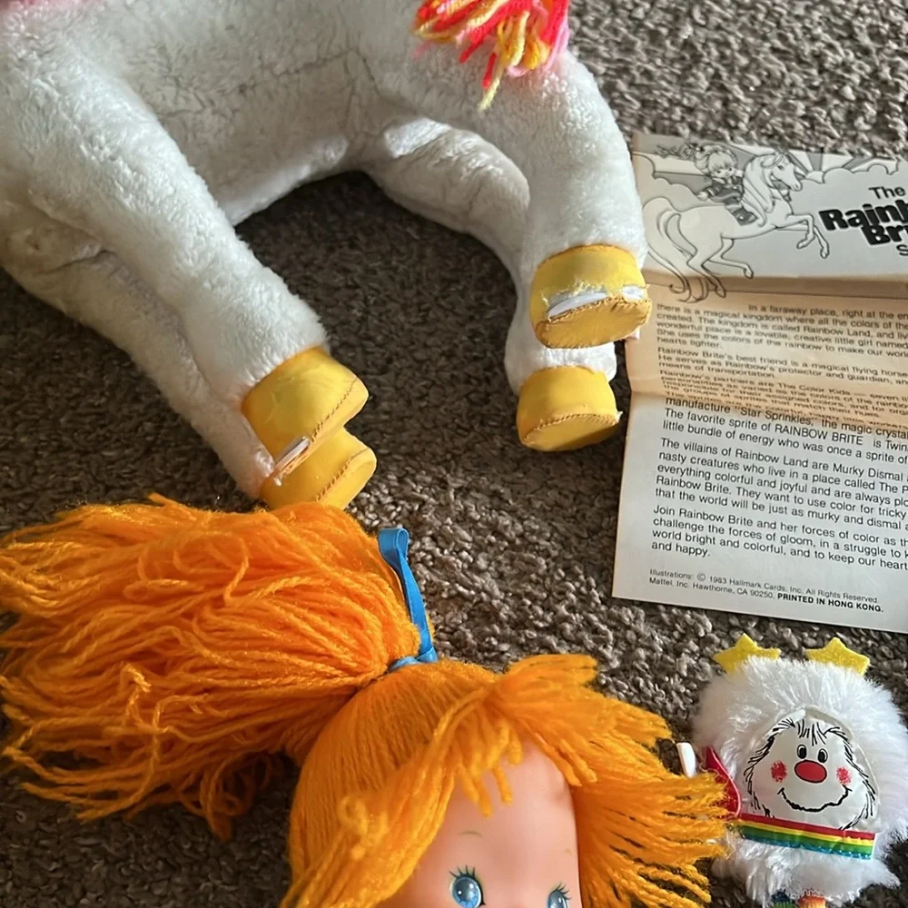 1983 RARE VINTAGE - Rainbow Brite, Twink Sprite and Starlite Horse - Picture 7 of 9
